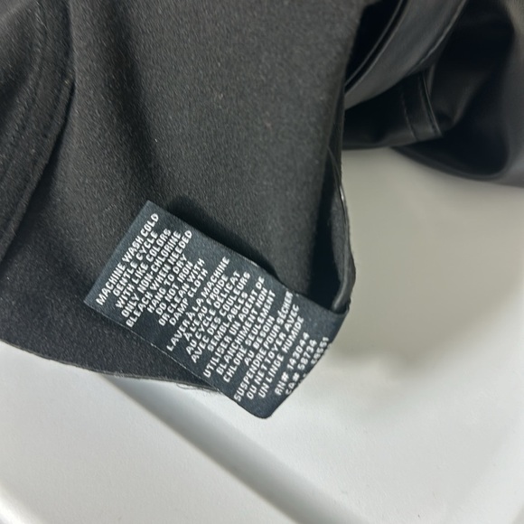 7 For All Mankind The High Waist Ankle Skinny Faux Leather With Faux Pockets M - Picture 6 of 7